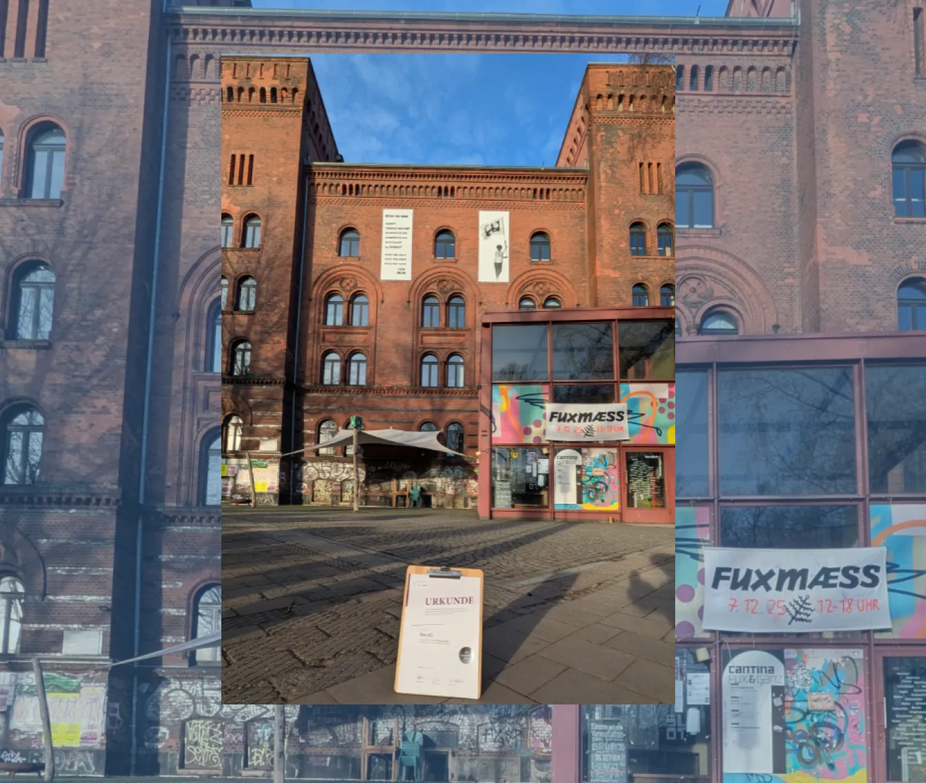 Eingang der ehemaligen Kaserne in Altona