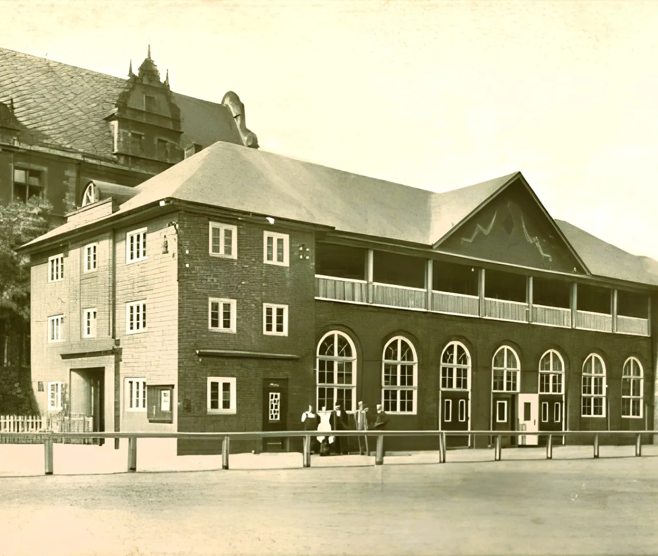Historisches Foto der Jugendherberge Altona