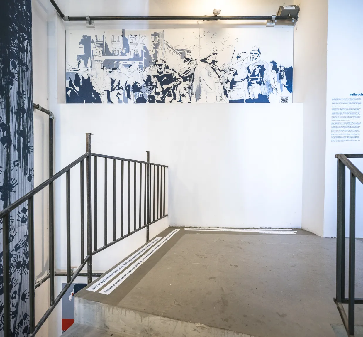 Wandbild im Treppenhaus