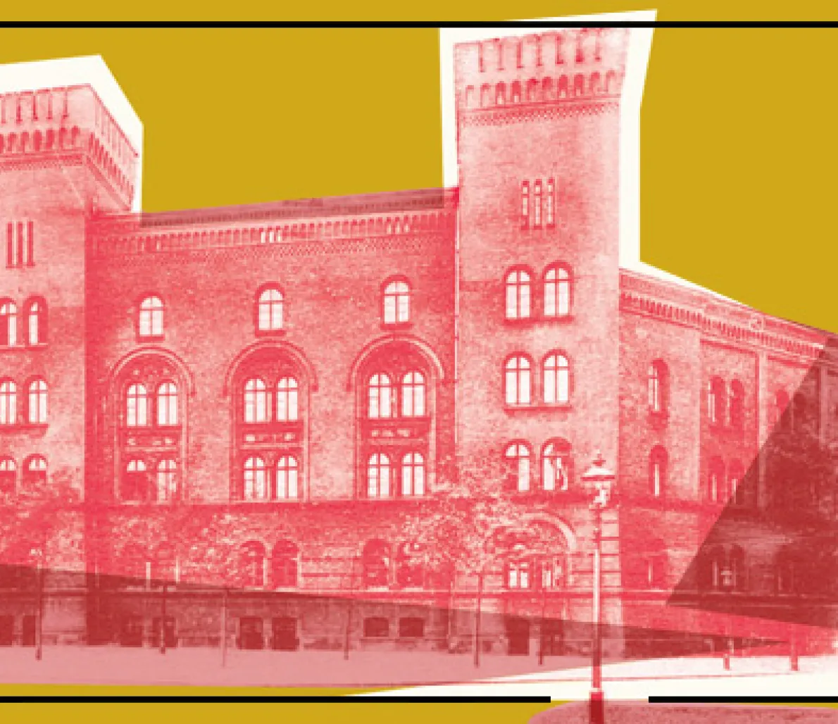 Cover des Bauhefts mit Foto der ehemaligen Kaserne