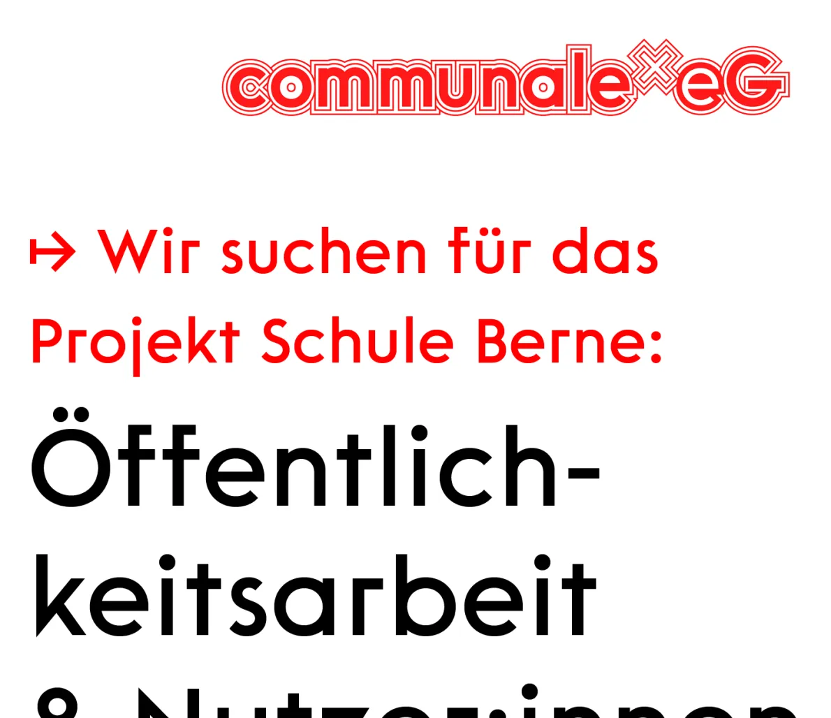 Stellenanzeige