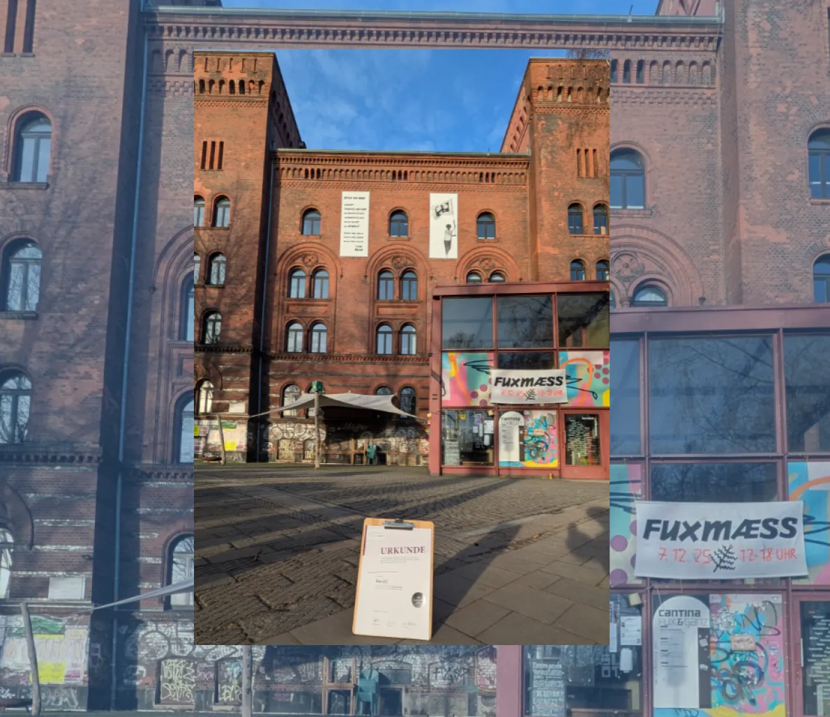 Eingang der ehemaligen Kaserne in Altona
